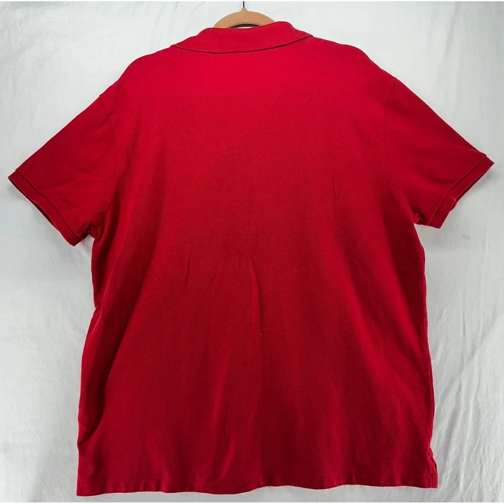 Polo Ralph Lauren Red Big Pony American Flag Polo Shirt XXL Custom Slim Fit